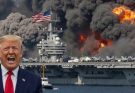 BREAKING: Shocking reports are circulating that a Russian Su-57 stealth fighter pilot has allegedly carried out a devastating strike on a U.S. aircraft carrier reportedly transporting more than 700 tanks.